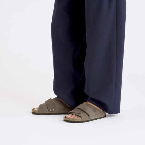Kyoto Nubuck-Suede Leather Concrete Gray - Image 2