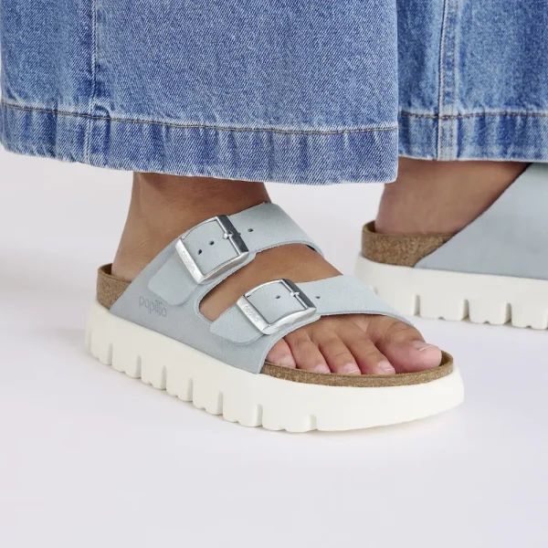 Arizona Chunky Suede Leather Baby Blue - Image 3