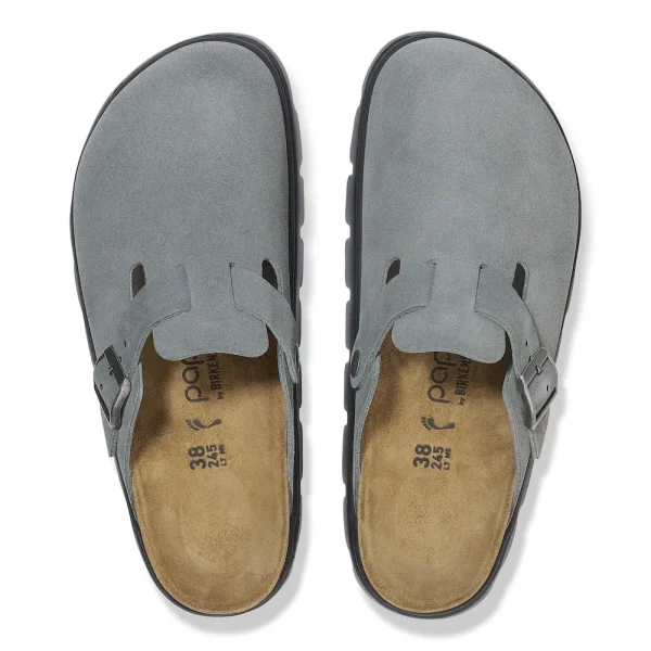Boston Chunky Suede Leather Basalt Gray/ Black - Image 5