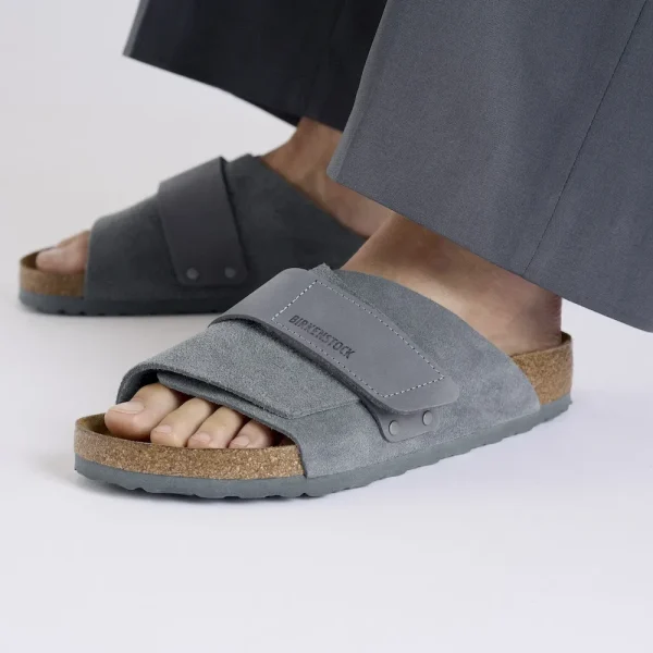 Kyoto Nubuck-Suede Leather Basalt Gray - Image 8