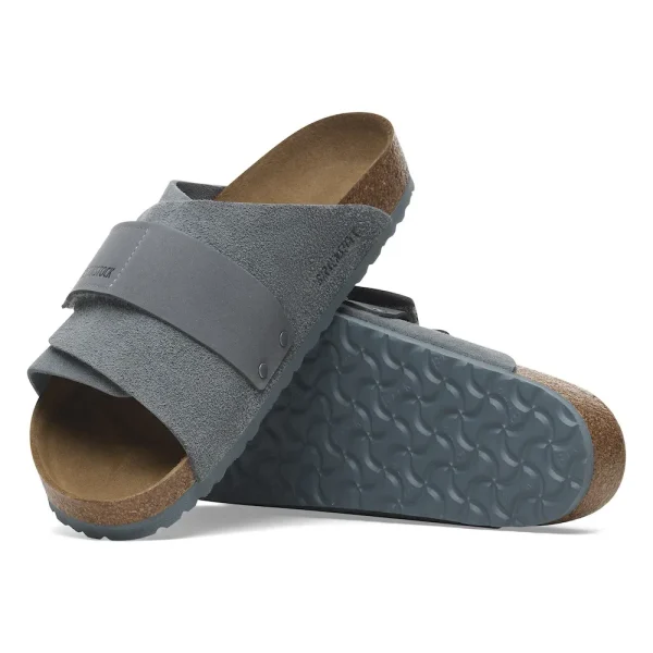 Kyoto Nubuck-Suede Leather Basalt Gray - Image 2