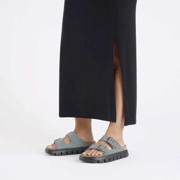 Arizona Chunky Suede Leather Basalt Gray/ Black - Image 2