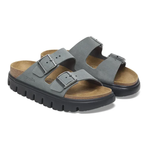 Arizona Chunky Suede Leather Basalt Gray/ Black - Image 6