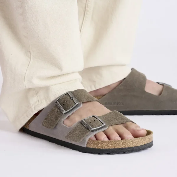 Arizona Mixed Leather Concrete Gray - Image 8