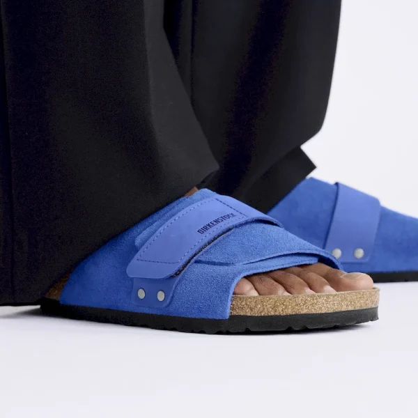 Kyoto Nubuck-Suede Leather Ultra Blue - Image 3