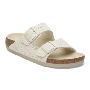 Arizona Leather Woven Embossed Ecru
