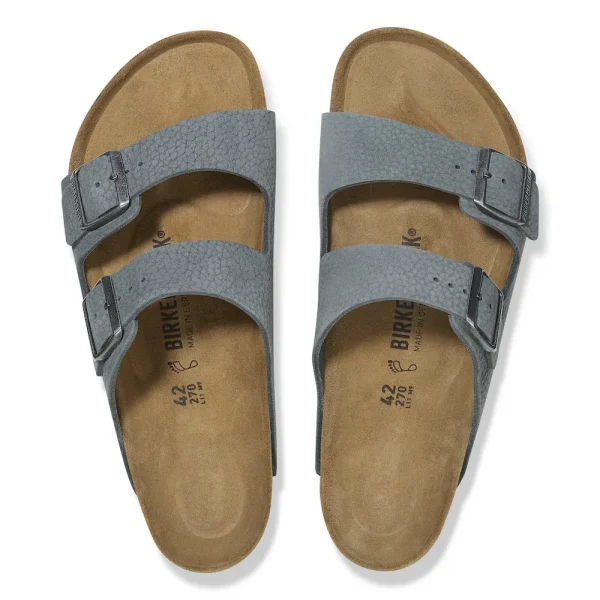 Arizona Nubuck Leather Desert Buck Basalt Grey - Image 3