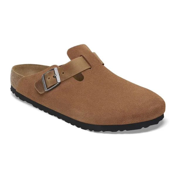 Boston Mixed Leather Cognac