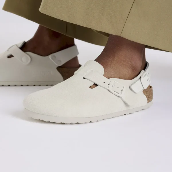 Tokio Suede Leather Antique White - Image 3