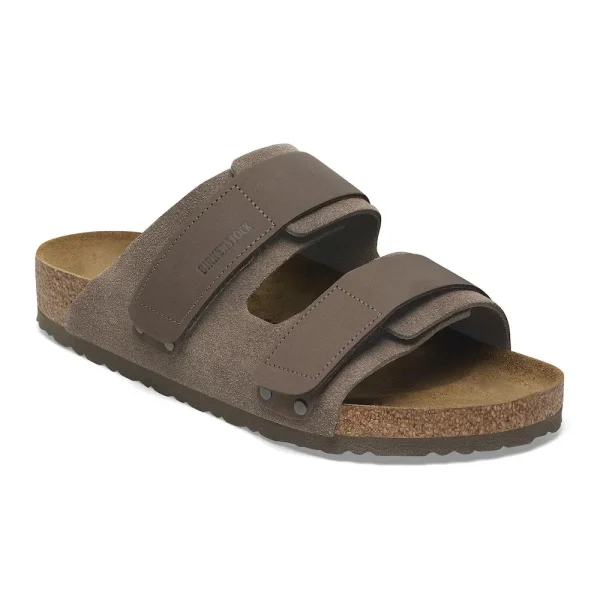 Uji Nubuck-Suede Leather Concrete Gray