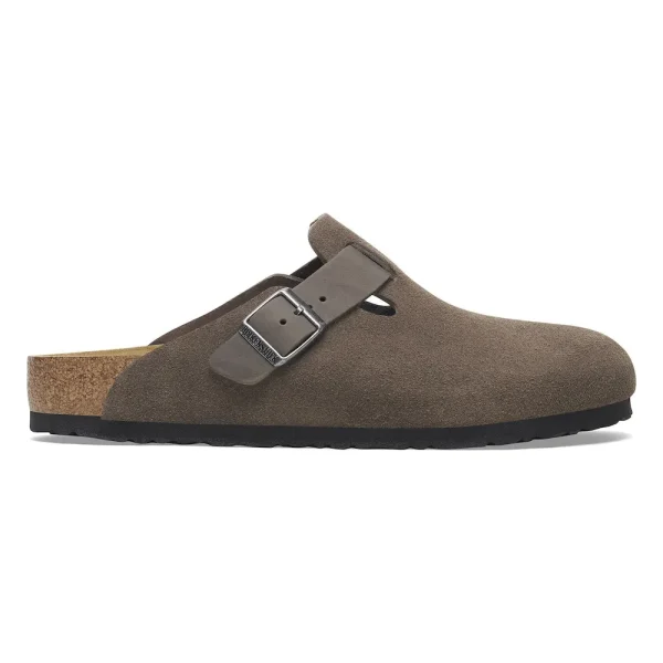 Boston Mixed Leather Concrete Gray - Image 5