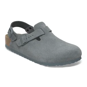 Tokio Suede Leather Basalt Gray