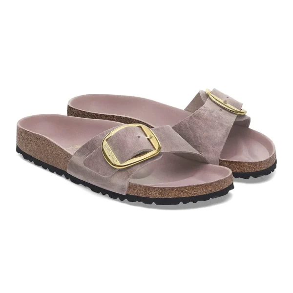 Madrid Big Buckle Oiled Leather Lavender - Image 6