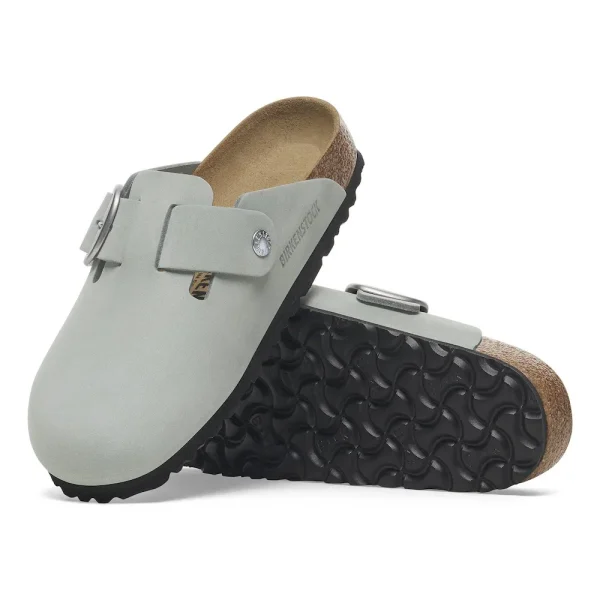 Boston Big Buckle Nubuck Leather Pure Sage - Image 4