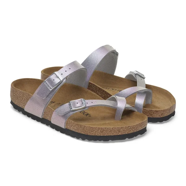 Mayari Birko-Flor Embossed Saffiano Iridescent Viola - Image 6