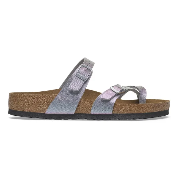 Mayari Birko-Flor Embossed Saffiano Iridescent Viola - Image 7