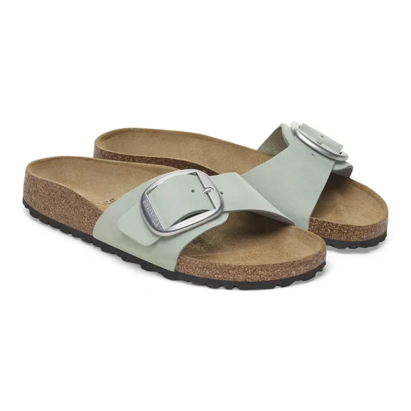 Madrid Big Buckle Nubuck Leather Pure Sage - Image 6