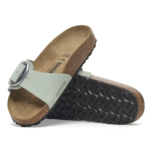 Madrid Big Buckle Nubuck Leather Pure Sage - Image 4