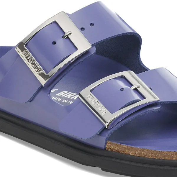 Arizona Droplet Buckle Natural Leather Patent High Shine Purple Dusk - Image 8