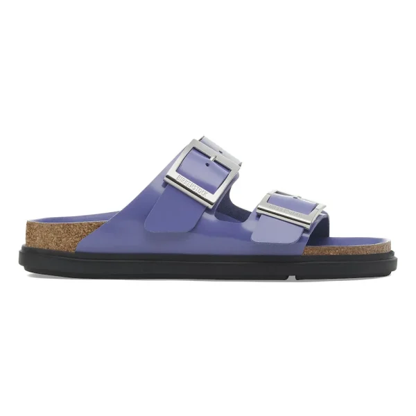 Arizona Droplet Buckle Natural Leather Patent High Shine Purple Dusk - Image 7