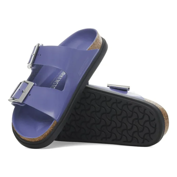 Arizona Droplet Buckle Natural Leather Patent High Shine Purple Dusk - Image 4