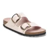 Arizona Big Buckle Natural Leather Patent High-Shine Light Rose