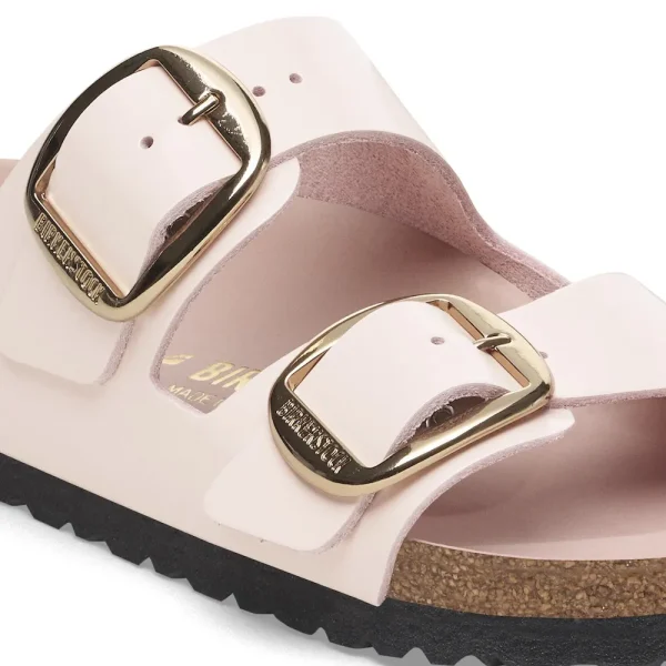 Arizona Big Buckle Natural Leather Patent High-Shine Light Rose - Image 8