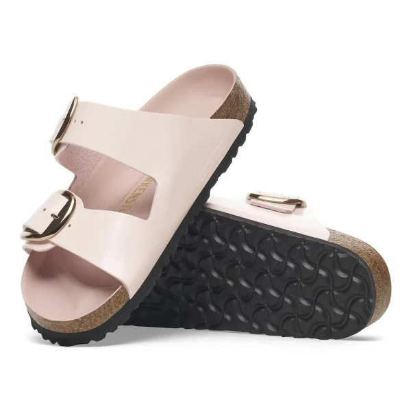 Arizona Big Buckle Natural Leather Patent High-Shine Light Rose - Image 4