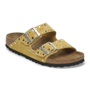 Arizona Rivets Suede Leather Ochre