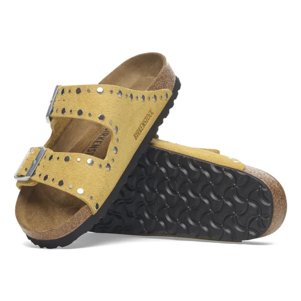 Arizona Rivets Suede Leather Ochre - Image 4