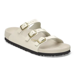 Florida Exquisite Natural Leather Patent High Shine Ecru