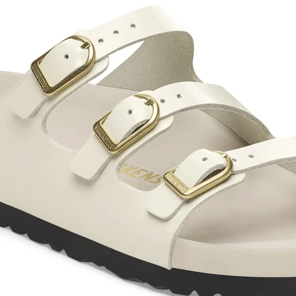 Florida Exquisite Natural Leather Patent High Shine Ecru - Image 8