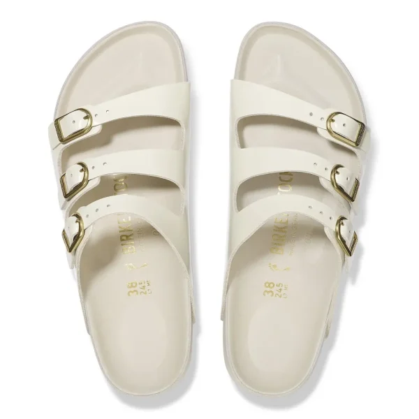 Florida Exquisite Natural Leather Patent High Shine Ecru - Image 5
