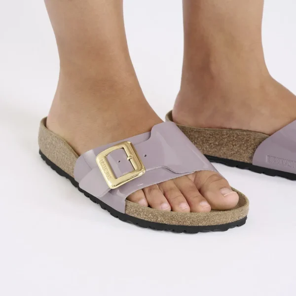 Catalina Luxe Buckle Birko-Flor Patent Patent Faded Purple - Image 3