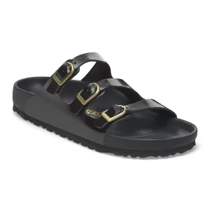 Florida Exquisite Natural Leather Patent High Shine Black