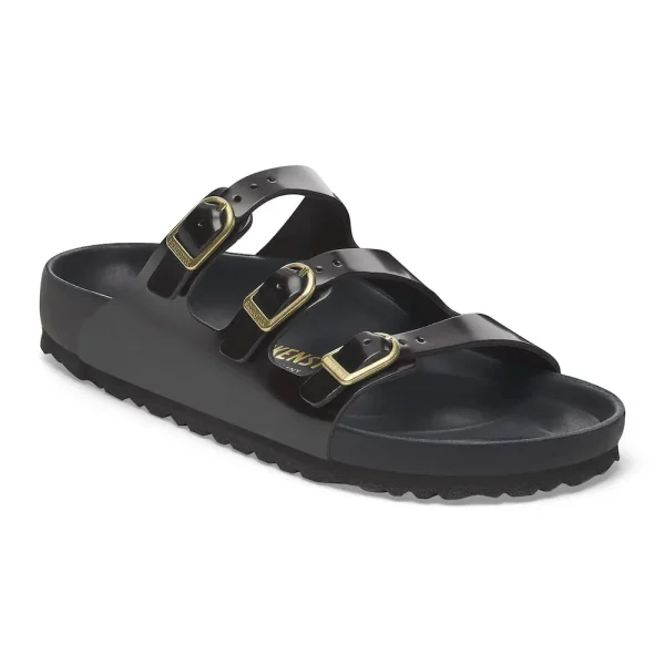 Florida Exquisite Natural Leather Patent High Shine Black