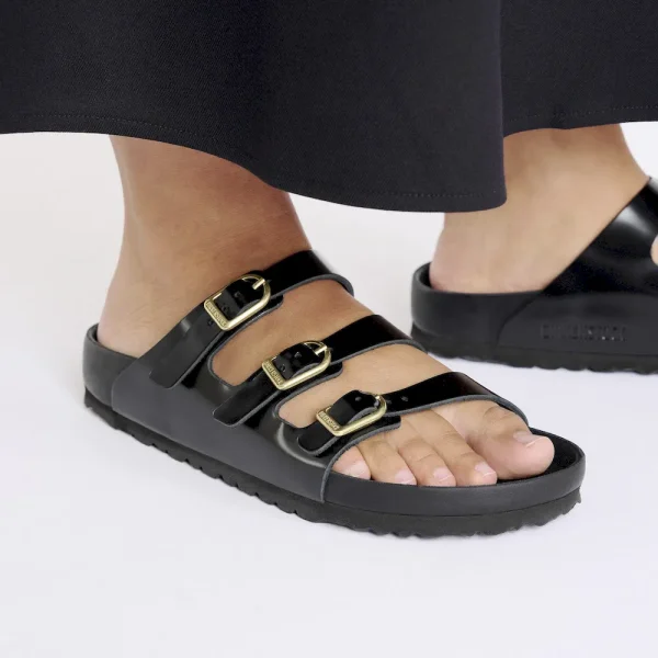 Florida Exquisite Natural Leather Patent High Shine Black - Image 3