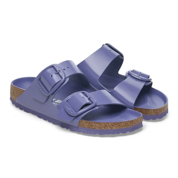 Arizona Big Buckle Natural Leather Patent High-Shine Purple Dusk Tonal - Image 6