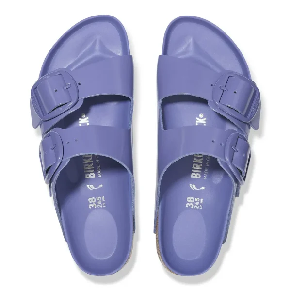 Arizona Big Buckle Natural Leather Patent High-Shine Purple Dusk Tonal - Image 5