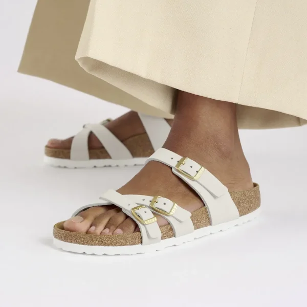 Franca Nubuck Leather Antique White - Image 3