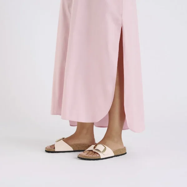 Madrid Big Buckle Natural Leather Patent High-Shine Light Rose - Image 2