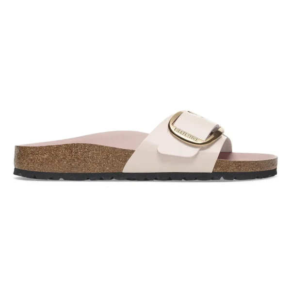 Madrid Big Buckle Natural Leather Patent High-Shine Light Rose - Image 7