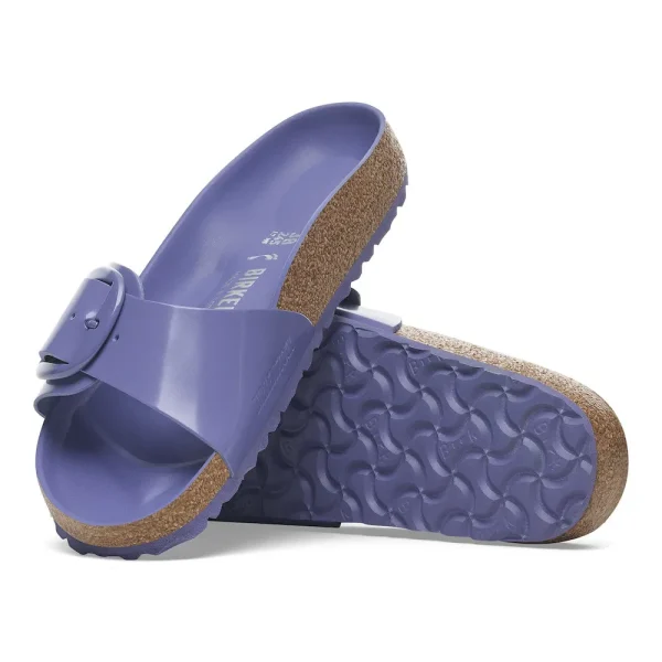 Madrid Big Buckle Natural Leather Patent High Shine Purple Dusk - Image 4