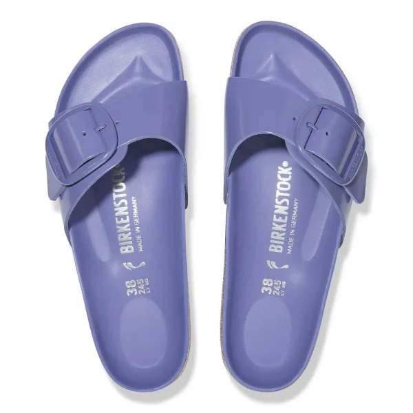Madrid Big Buckle Natural Leather Patent High Shine Purple Dusk - Image 5