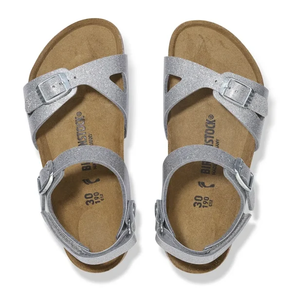 Rio Kids Birko-Flor Sparkling Light Silver - Image 3