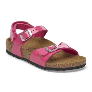 Rio AS Kids Birko-Flor Patent Patent Fuchsia Tulip