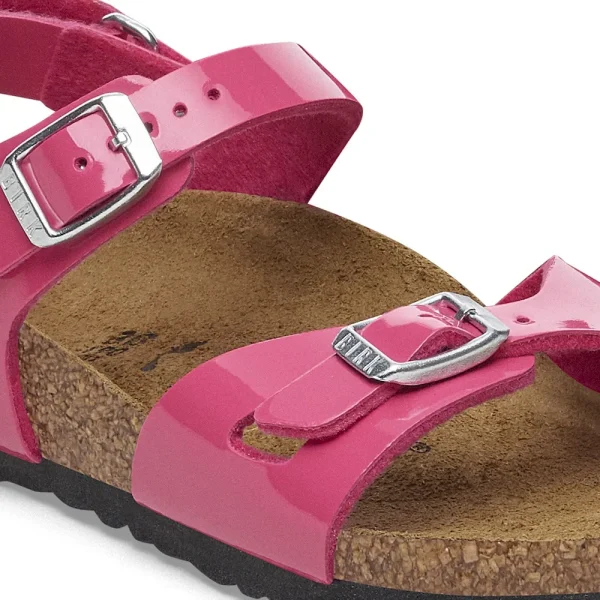 Rio AS Kids Birko-Flor Patent Patent Fuchsia Tulip - Image 6