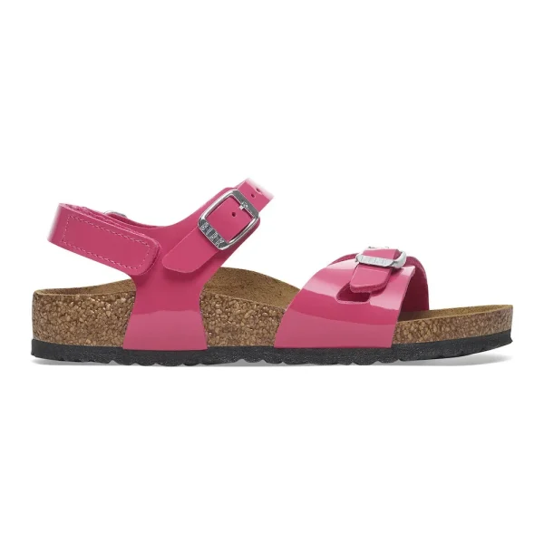 Rio AS Kids Birko-Flor Patent Patent Fuchsia Tulip - Image 5