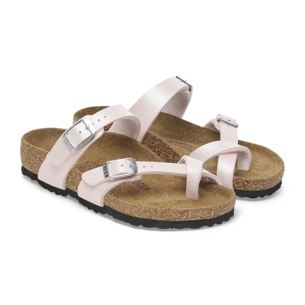 Mayari Kids Birko-Flor Embossed Saffiano Iridescent Light Rose - Image 4