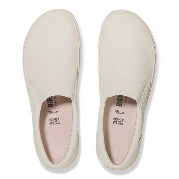 Oswego Suede Leather Antique White - Image 5